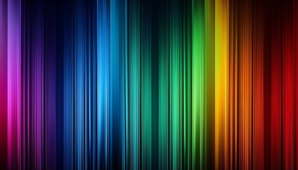 Abstract Background With Vertical Lines And Rainbow Colors