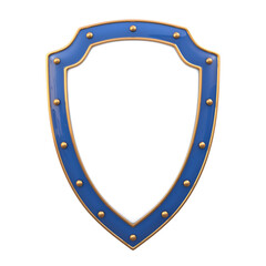 Obraz premium shield isolated on white