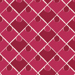Red Geometric Diamond Pattern Background