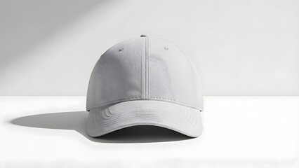 Minimalist Front View Baseball Cap Mockup