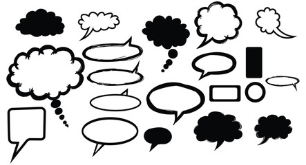 Chat Communication Massage set 