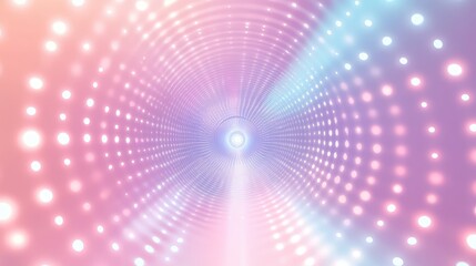 Obraz premium Futuristic light tunnel creating abstract digital background