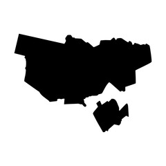 Amsterdam Netherlands city map silhouette vector illustration