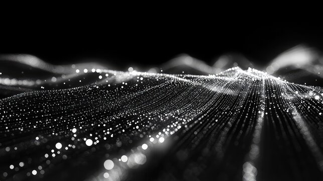 Digital wave particles streaming connection network technology