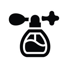 perfume glyph icon illustration vector graphic.eps