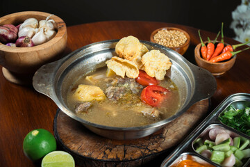 Soto ayam, daging, tumeric soup, bowl soup, indonesian food, culuture food