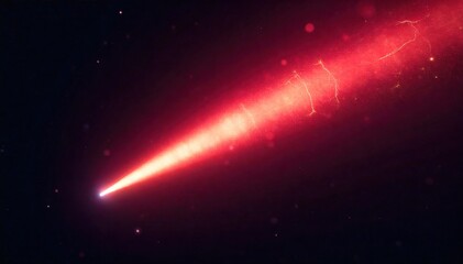 Aurora comet A comet trailed by an ethereal, aurora like electrical phenomenon, mimicking atmospheric light. A comet with a tail that mimics an aurora borealis, glowing with vibrant, shifting colors