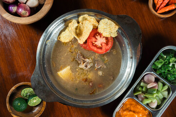 Soto ayam, daging, tumeric soup, bowl soup, indonesian food, culuture food