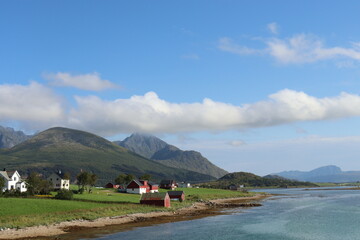 Fototapeta premium Scenic Nordic Village in Lofoten 10
