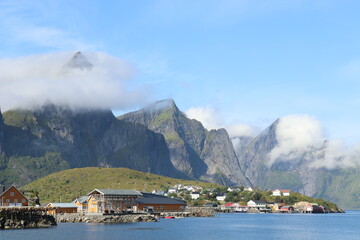 Scenic Nordic Village in Lofoten 05