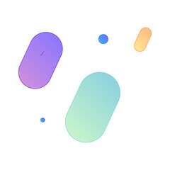 Abstract Thinking Geometric Color Block Composition Internet Flat Vector Illustration Creative Art Technology Background Asset
