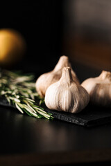 garlic and spices