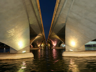 Singapore, Singapore Marina Bay by night