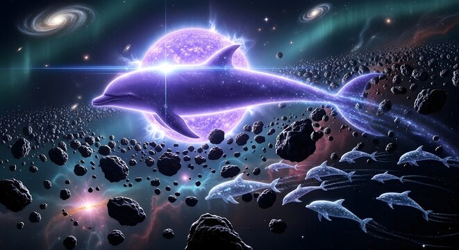 dolpin in space