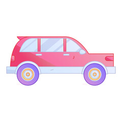 Urban Smart Commuting Transportation Network Gradient Flat Vector Illustration Eco-Friendly Shared Electric Vehicle Asset
