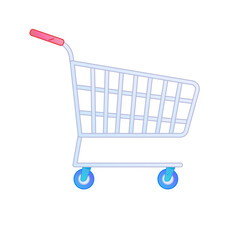 Internet E-commerce Online Shopping Payment Gradient Flat Vector Illustration Mobile App Marketing Asset
