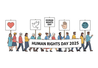 Human Rights Day 2025 March Protest, Demonstration, Equality