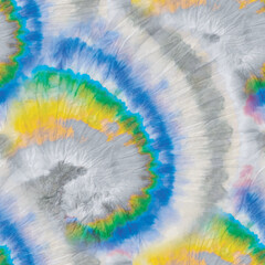 Tie Dye Yellow Paint. Blue Vector Swirl. Blue Shirt Background. Gray Vector Brush Grunge. Yellow Blue Batik. Abstract Grunge Pattern. Vector Dye Background Gray Seamless Batik. White Vector Tie Die.