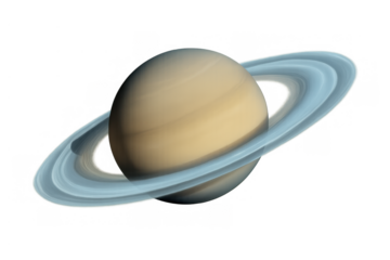 Saturn, the sixth planet from the sun, showing its prominent icy rings, representing space, astronomy, and cosmic exploration
