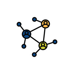Obraz premium NETWORKING FREE ICON