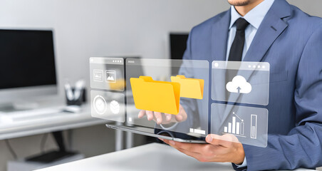 Modern digital workspace empowering seamless cloud file management with advanced data tools for smarter business operations.