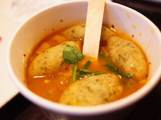 Japan street food in spicy soup