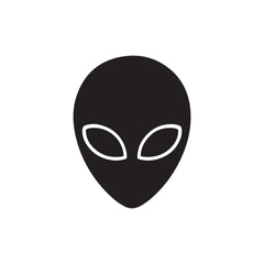 black and white mask. vector eps 10