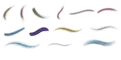 Glitter Dust Trails set
