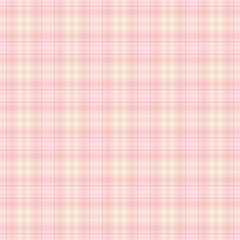Reel background textile check, festive pattern fabric tartan. Lady seamless vector plaid texture in pink and light colors.