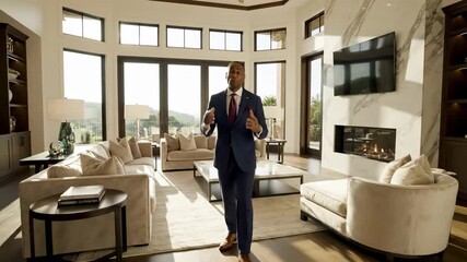 Luxury Real Estate Tour - Modern Home with Stunning Views.