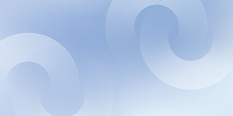 Abstract blue modern background with circle elements. Digital technology concept.