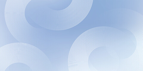 Abstract blue modern background with circle elements. Digital technology concept.