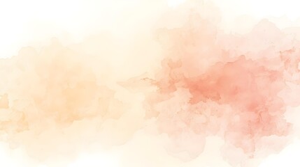 Obraz premium Abstract beige and brown watercolor wash background with coffee-toned texture and soft gradients, minimal backdrop with copy space