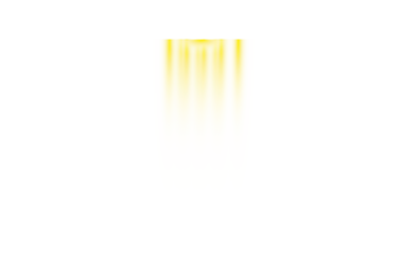 Light beam with scalloped edge and dots