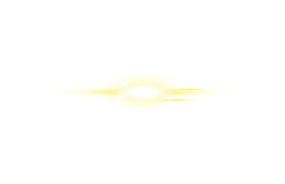 Flare with starburst effect on black