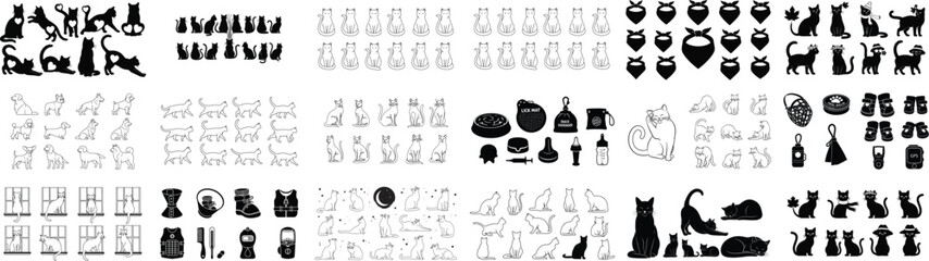 Feline and Canine Companionship Collection cats dogs