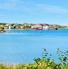 Fiskeb&auml;ckskil fishing village Lysekil Bohusl&auml;n Sweden