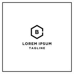 cb or bc hexagon logo