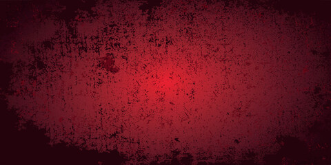 Old wall texture cement black red background abstract dark color design are light with white gradient background.