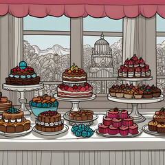 Sweet Treats Art Collection &ndash; Full Color Edition