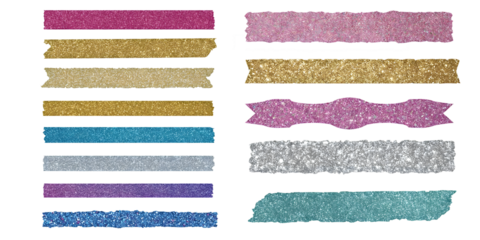 Glitter Washi Tape Set 