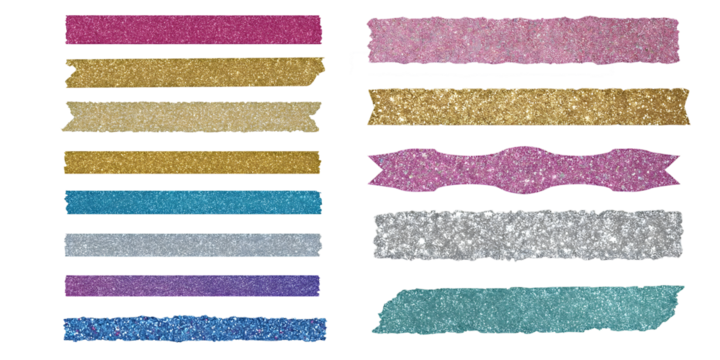 Glitter Washi Tape Set 