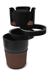 Car cup holder with different adapters