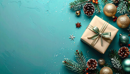 A Winter Gift on Turquoise Elegance