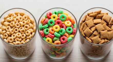 Cereal Trio Ring  Square Delight.