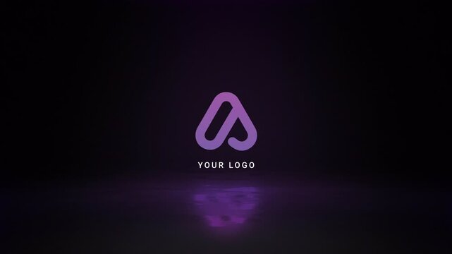 Clean 3d energetic logo intro reveal. A modern presentation to your business, tv serial, movie, news, and many more, 4k high fps, 3d render, 3d reveal of a logo stings