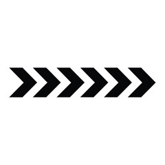 Chevron arrow pattern moving forward directional symbol