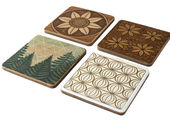 coasters isolated on perfect background 2