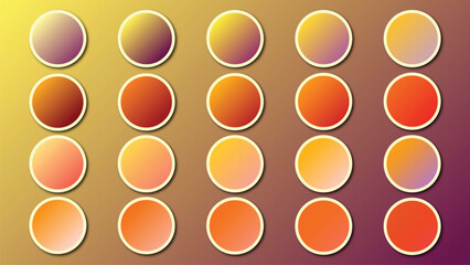 Gradient color plate
