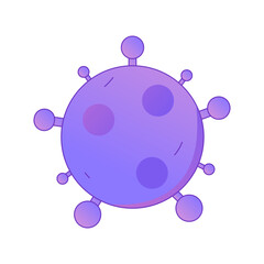 Digital Healthcare Service Telemedicine Gradient Flat Vector Illustration Medical Technology Asset
